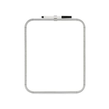 Bi-Silque MasterVisi, Magnetic Dry Erase Board, 11 X 14, White Plastic Frame CLK020303